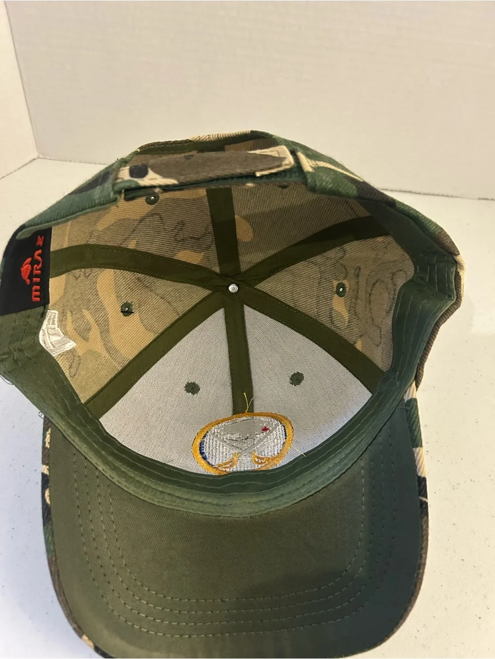 Buffalo Sabres Camo Mens Cap - Green & Brown Camo one size/velcro adjustable